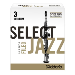 D'ADDARIO Select Jazz Soprano Saxophone Filed Reeds